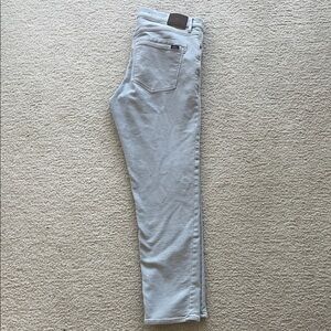 Faherty Men's Light Gray Slim Jeans